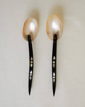 Load image into Gallery viewer, Mother of Pearl and Horn Spoons
