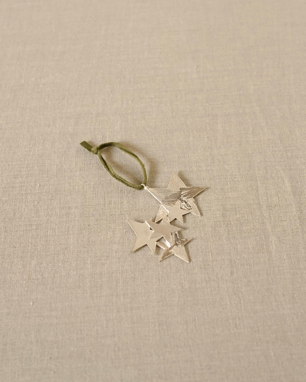 Silver Stars Ornament