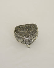 Load image into Gallery viewer, Silver Plate Heart Box
