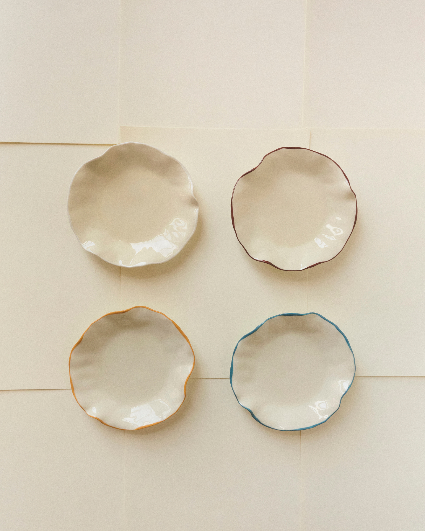 Confete Ribbon Snack Plates