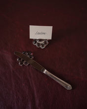 Load image into Gallery viewer, Sculptural Name Card Holder &amp; Knife Rest Set
