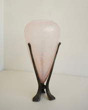 Load image into Gallery viewer, Frosted Pink Glass Vase

