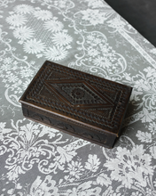 Load image into Gallery viewer, Hand Carved Sewing Box
