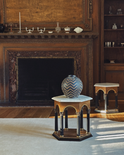 Load image into Gallery viewer, Neoclassical Marble Side Table Set
