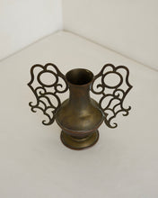 Load image into Gallery viewer, Scrolled Brass Vase
