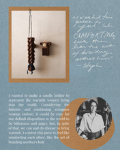 Load image into Gallery viewer, Braid &amp; Comb Candle Holder Set
