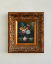 Load image into Gallery viewer, Floral Still Life in Ornate Frame
