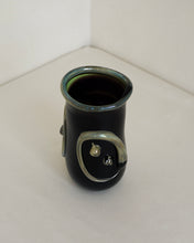 Load image into Gallery viewer, Black Art Glass Vase
