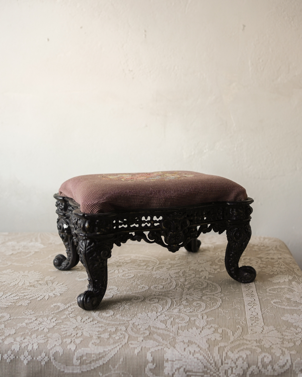 Cast Iron Footstool