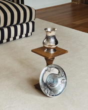 Load image into Gallery viewer, Silver Plated Floral Platter
