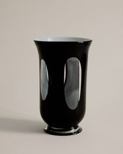 Load image into Gallery viewer, Window Pane Black Vase
