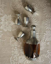 Load image into Gallery viewer, Amber Glass Decanter Set
