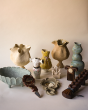 Load image into Gallery viewer, Braid &amp; Comb Candle Holder Set
