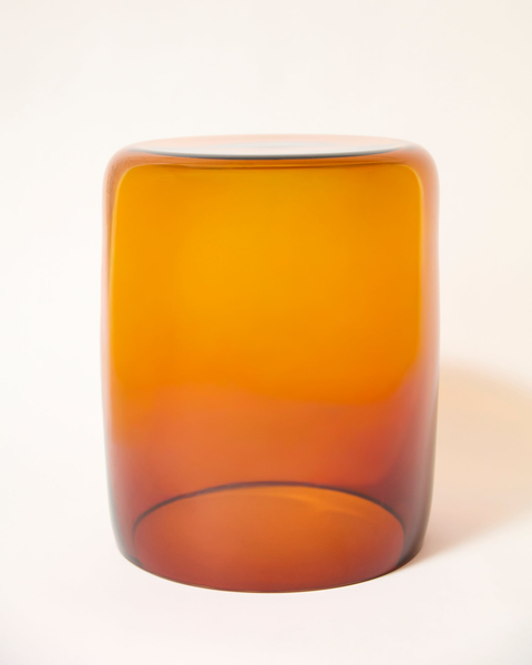 Drum Table In Tobacco