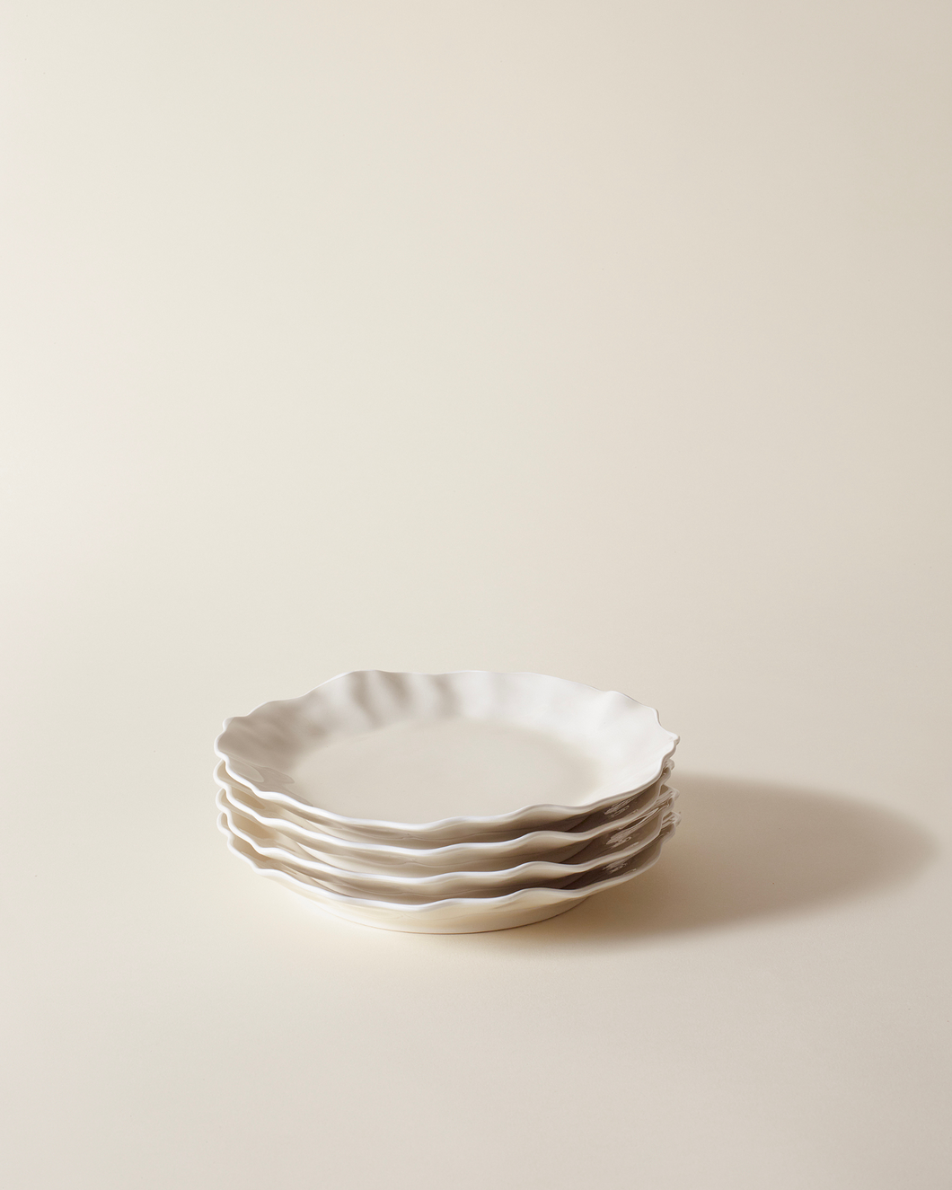 Ribbon Salad Plate Set of 4, Swan
