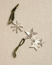 Load image into Gallery viewer, Silver Stars Ornament
