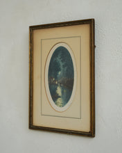 Load image into Gallery viewer, Oval Moonlit River Print
