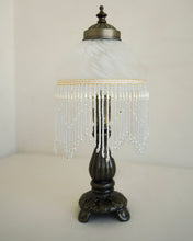 Load image into Gallery viewer, Beaded Fringe Table Lamp
