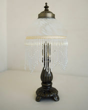 Load image into Gallery viewer, Beaded Fringe Table Lamp
