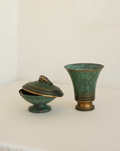 Load image into Gallery viewer, Verdigris Lidded Dish
