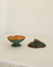 Load image into Gallery viewer, Verdigris Lidded Dish
