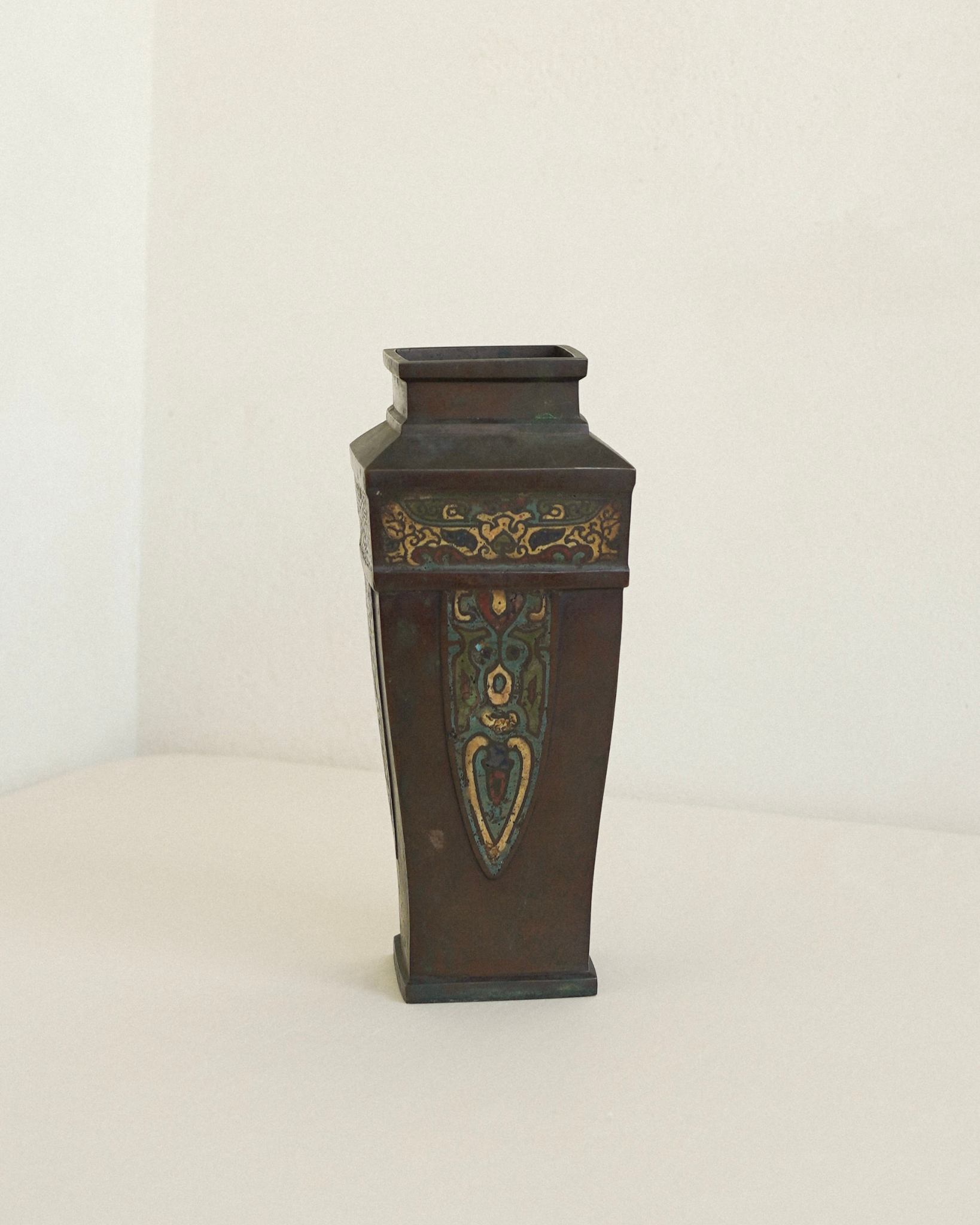Art Nouveau Enameled Vase