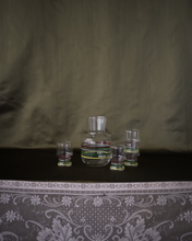 Load image into Gallery viewer, Striped Glass Juice Set
