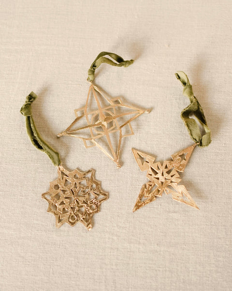 Bronze Star Burst Ornament