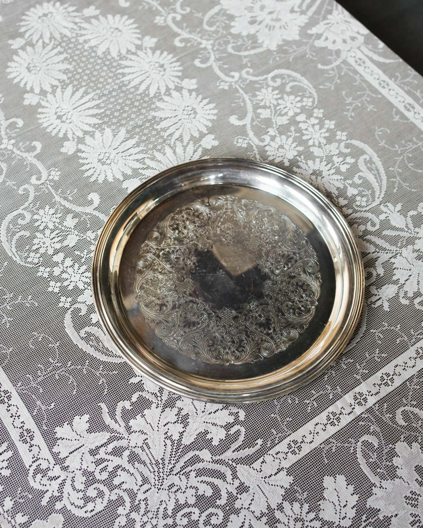 Stenciled Bread Tray