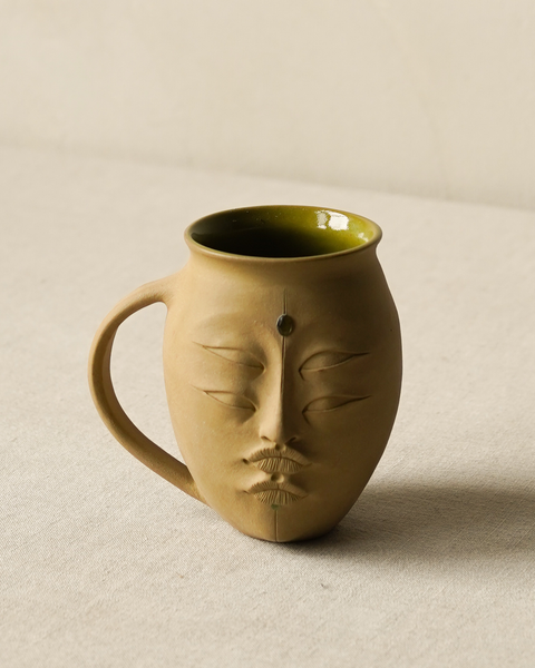 Chartreuse Face Mug II