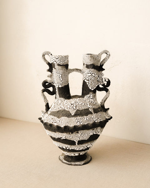 Striped Double Neck Vessel