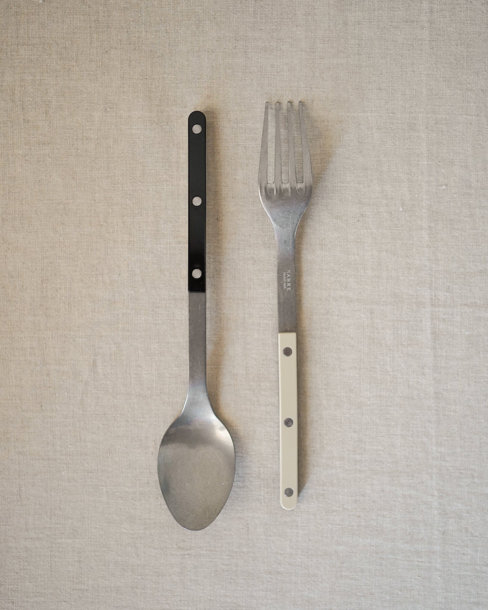 Bistro Khaki & Black Serving Set