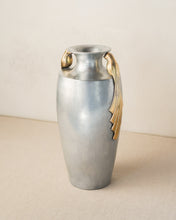 Load image into Gallery viewer, Pewter Bird Handle Vase
