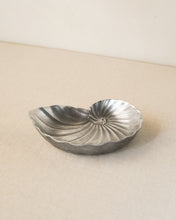 Load image into Gallery viewer, Pewter Shell Serving Dish
