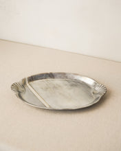 Load image into Gallery viewer, Pewter Scalloped Shell Platter
