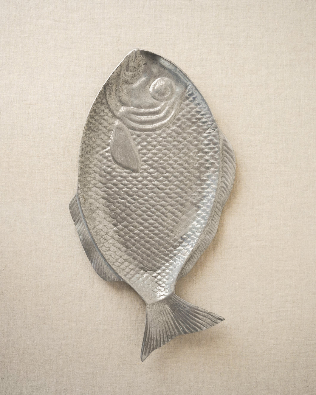 Metal Fish Serving Platter