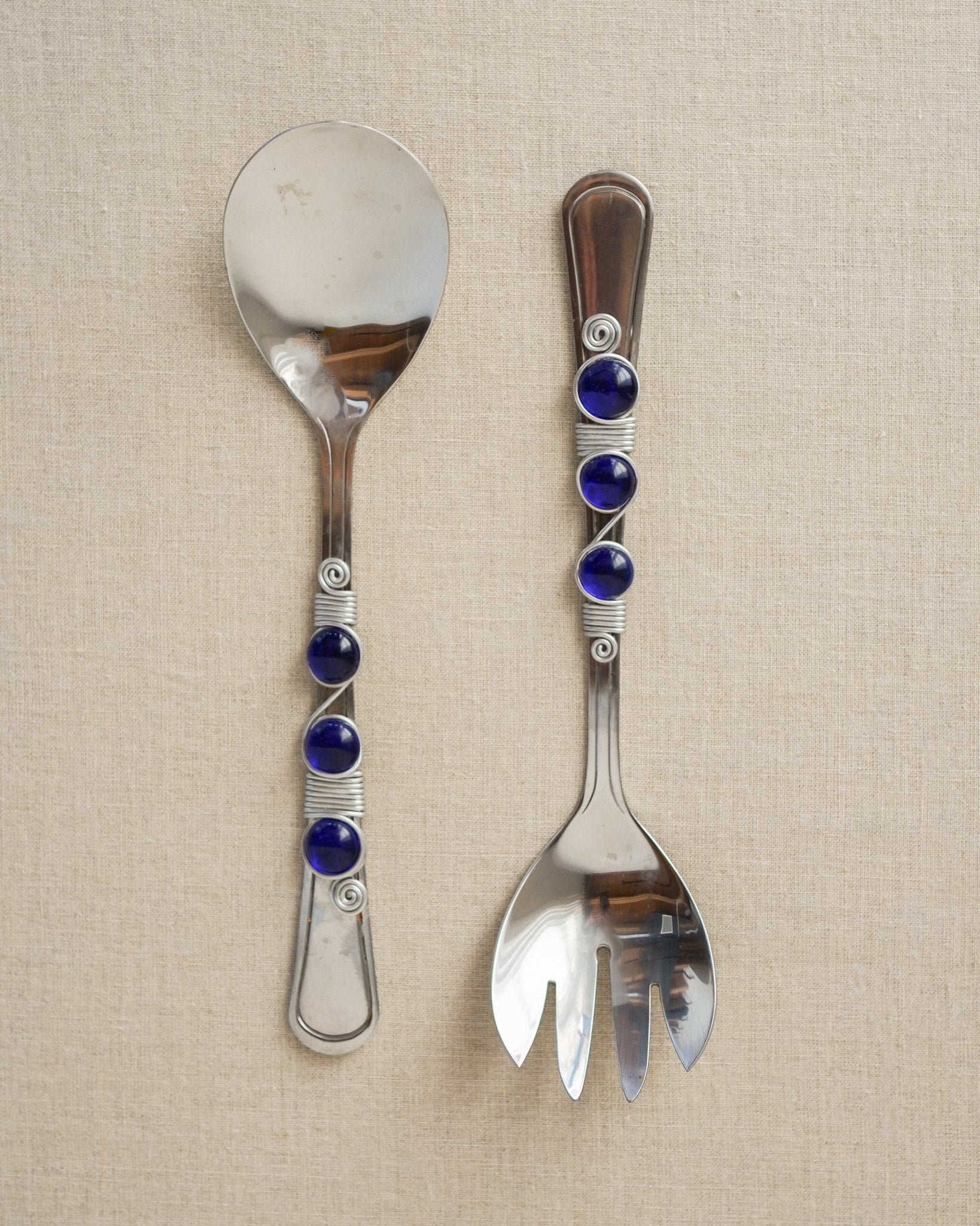 Blue Stone Serving Set