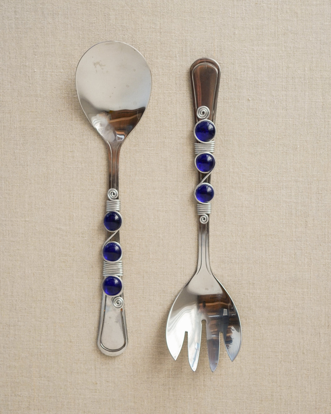 Blue Stone Serving Set