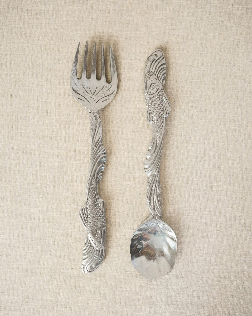 Large Fish Handle Serving Set