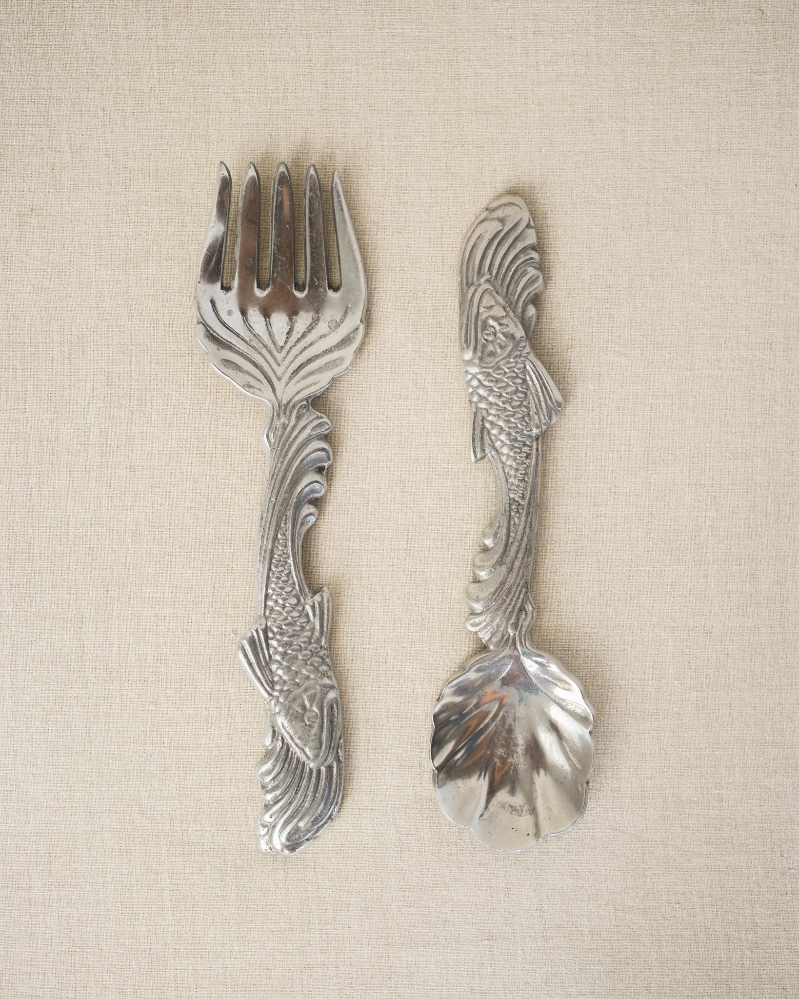 Fish Handle Serving Set