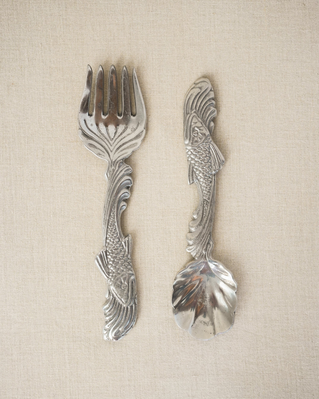 Fish Handle Serving Set