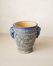 Load image into Gallery viewer, French Blue Floral Ceramic Pot
