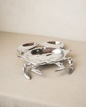 Load image into Gallery viewer, Pewter Crab Serving Platter

