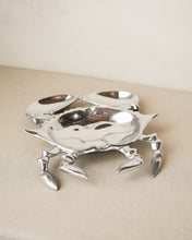 Load image into Gallery viewer, Pewter Crab Serving Platter
