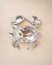 Load image into Gallery viewer, Pewter Crab Serving Platter
