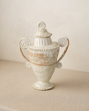 Load image into Gallery viewer, Wonky Cream Beaded Urn
