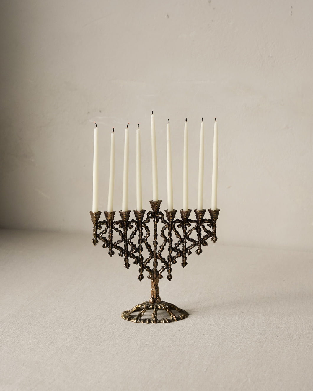 Brutalist Menorah