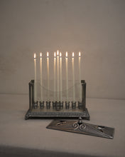 Load image into Gallery viewer, Glass Display Case Menorah
