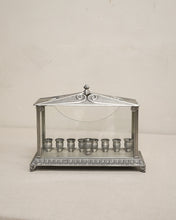 Load image into Gallery viewer, Glass Display Case Menorah
