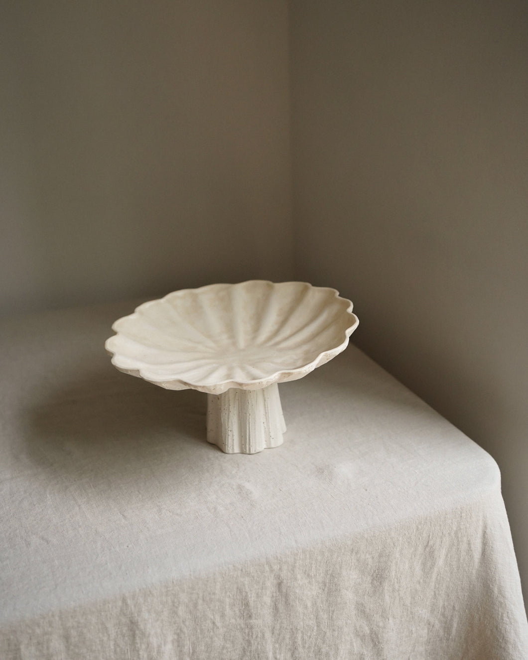 Small Scalloped Platter